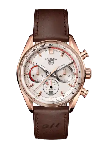 Tag Heuer Carrera Chronosprint x Porsche - 42mm, Gold