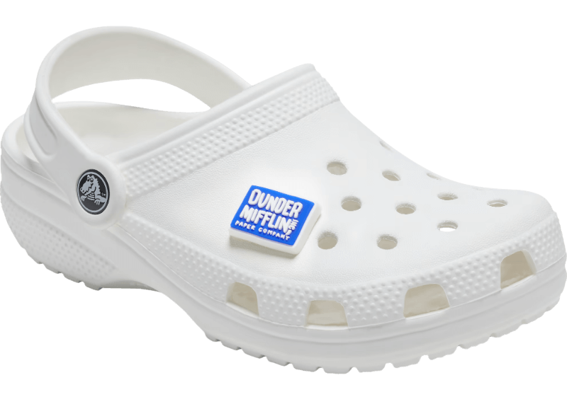Crocs The Office Dunder Mifflin Logo Charm