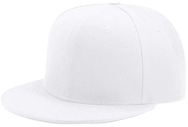 Generic Men's Snapback Cap - White