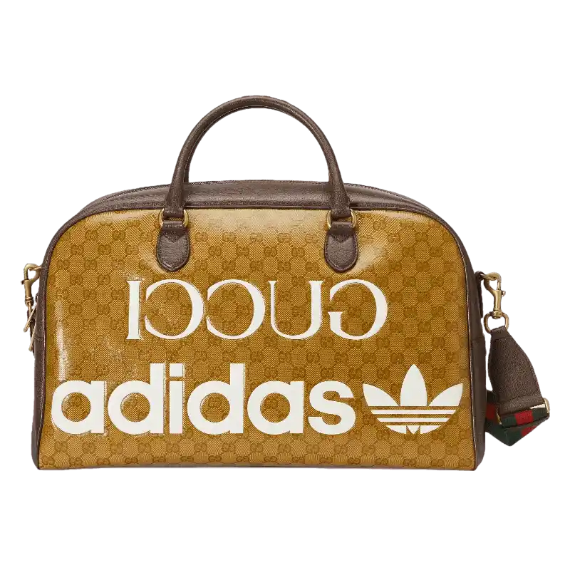 Gucci x adidas Mini Duffle Bag - Beige/Brown