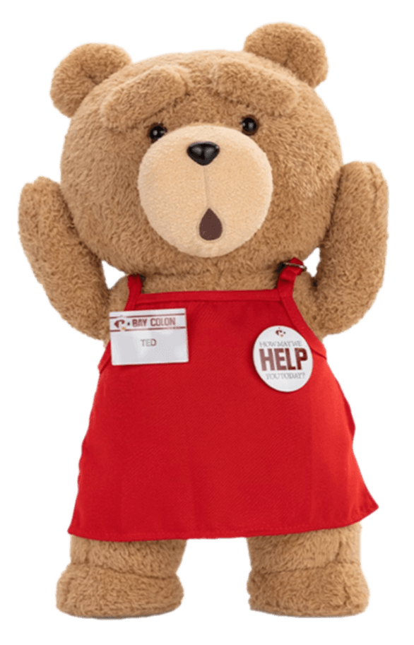 Pop Mart Ted2-ted Action Plush Figure