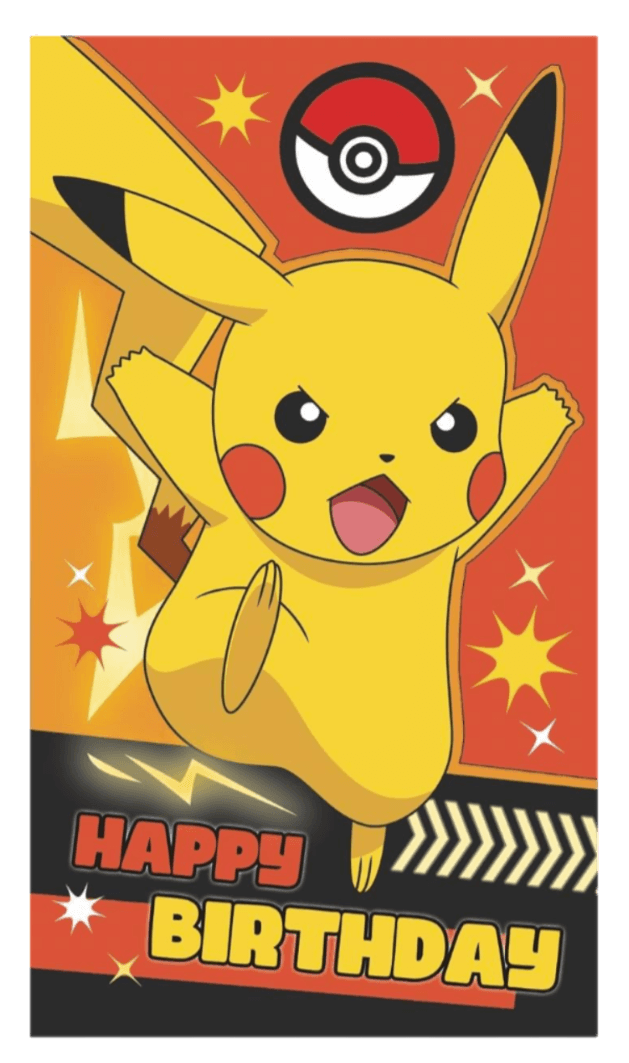 Pokemon Birthday Card