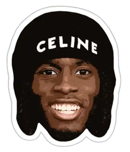 Kai Cenat Portrait Sticker