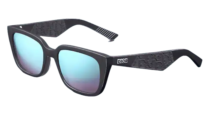 Dior SIORRB27 S21 - Gray Rectangular Sunglasses