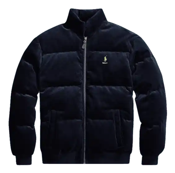 Palace Ralph Lauren Corduroy Down Jacket - Aviator Navy