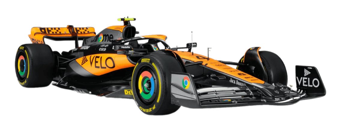 Limited Edition Lando Norris 2023 McLaren MCL60 1:8 Scale Model – British GP