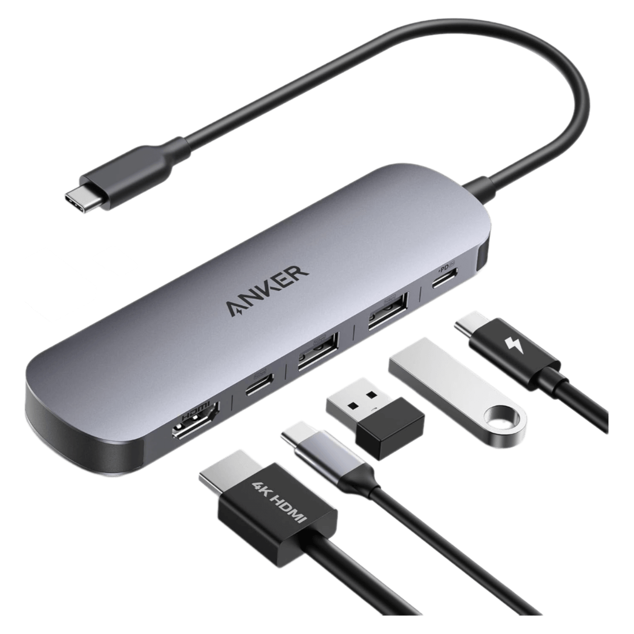 Anker USB C Hub 7-in-1 Multi-Port USB Adapter