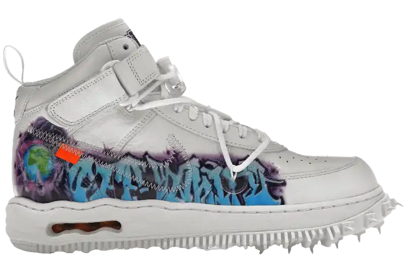 Nike Air Force 1 Mid - Off-White Graffiti White