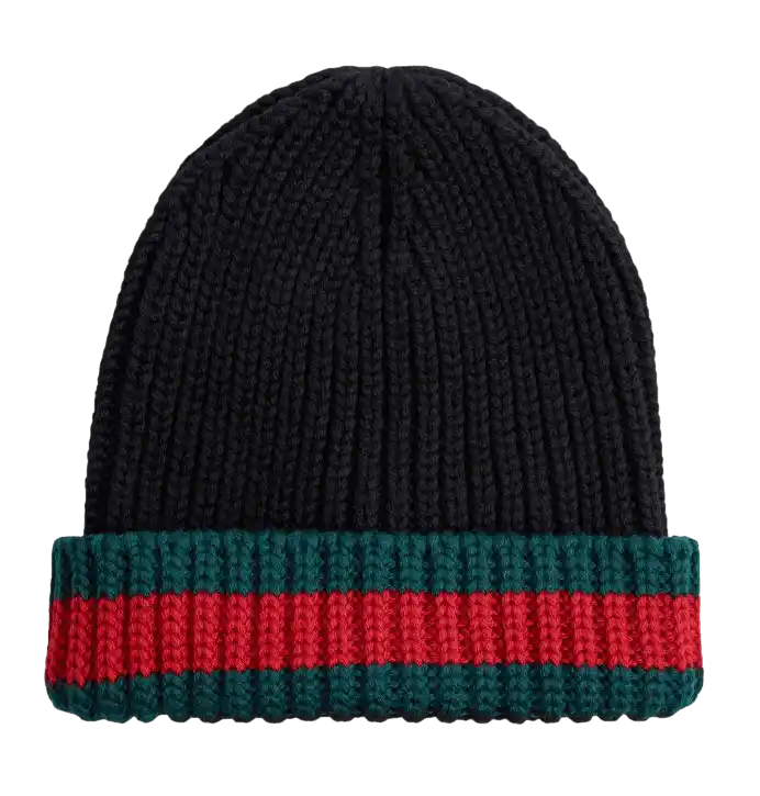 Gucci Wool Hat With Web