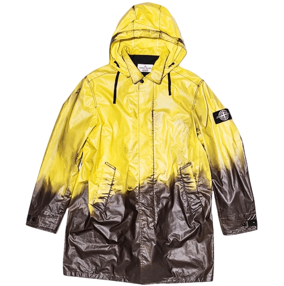 Supreme Stone Island Heat Reactive Trench Coat - Black
