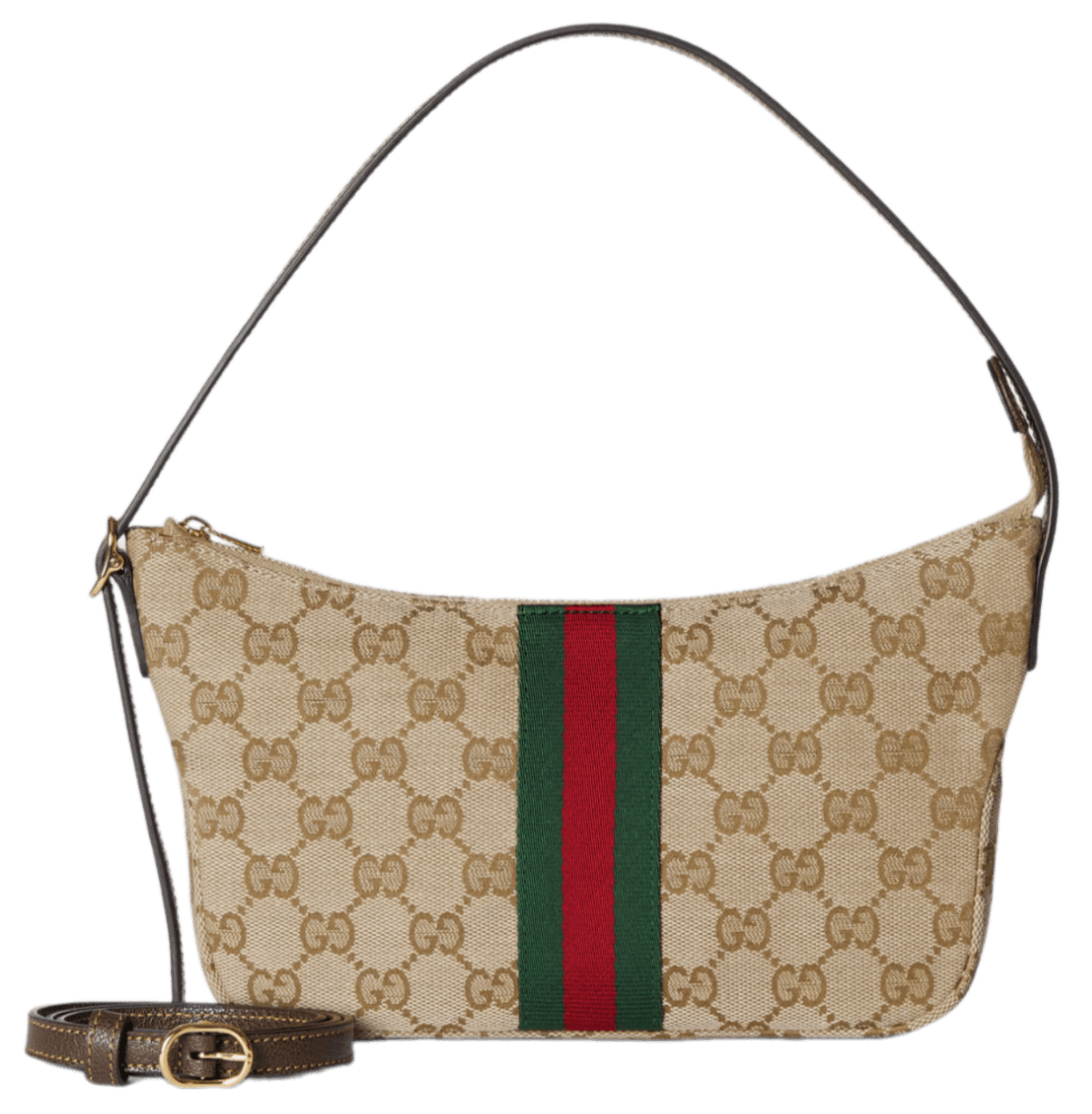 Gucci Lunetta Small Crossbody Bag - Sand Brown
