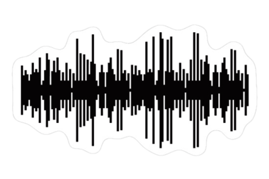 Audio Wavelength Sticker