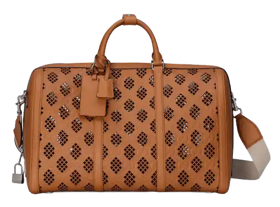 Gucci GG Large Duffle Bag - Light Brown Leather