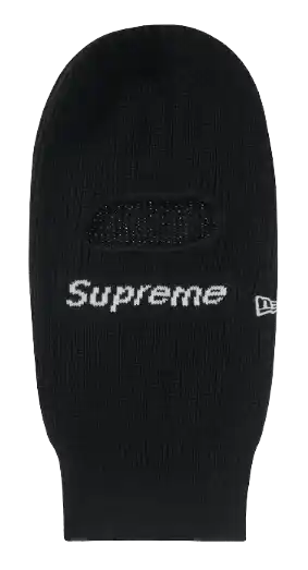 Supreme New Era Box Logo Balaclava (FW22) - Black