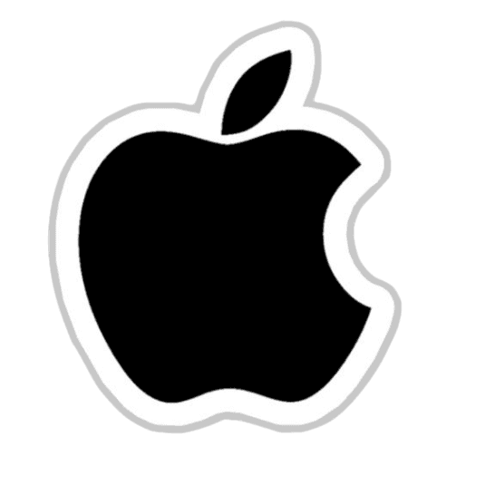Apple Logo Sticker