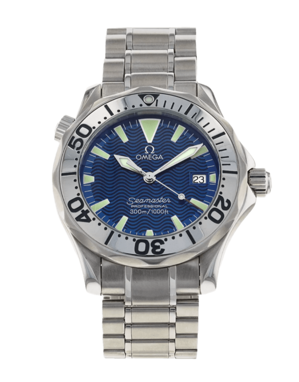 Omega Seamaster 300m Mid-Size Blue Dial - 36mm, Steel (2003)