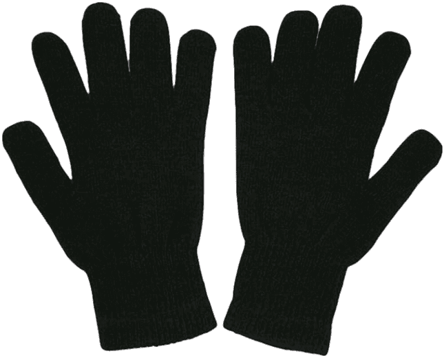 Generic Black Winter Gloves