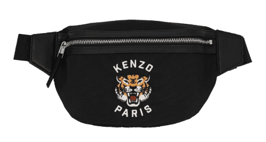 Kenzo Varsity Embroidered Belt Bag - Black