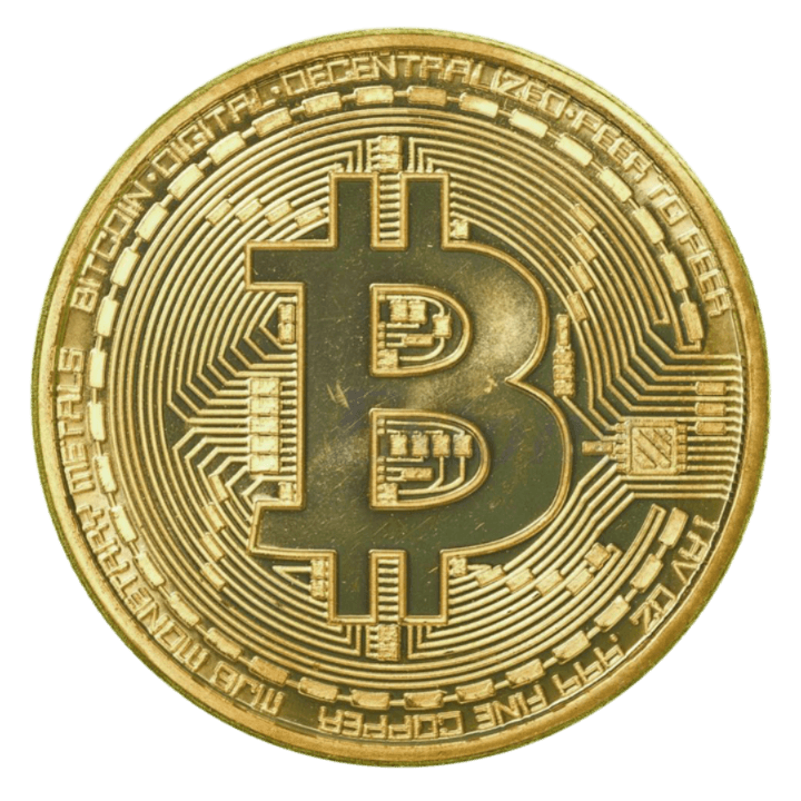 BTC Gold Plated Coin