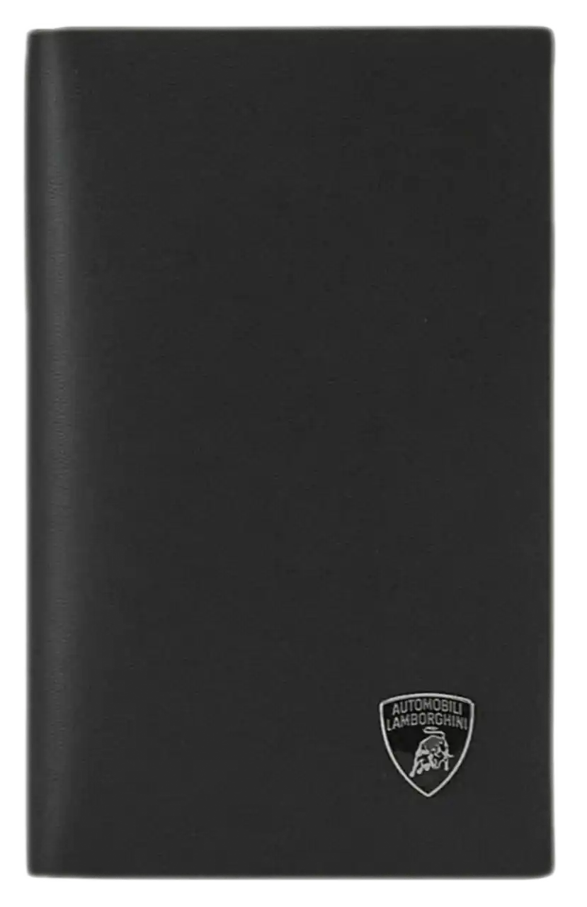Lamborghini Leather Card Holder - Black