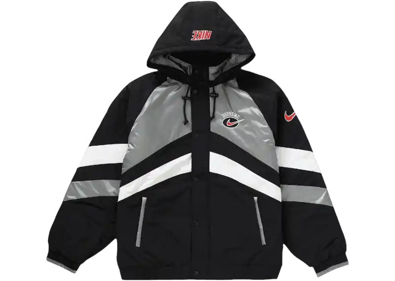 Supreme Nike Hooded Sport Jacket - Silver