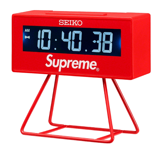 Supreme Seiko Marathon Clock - Red