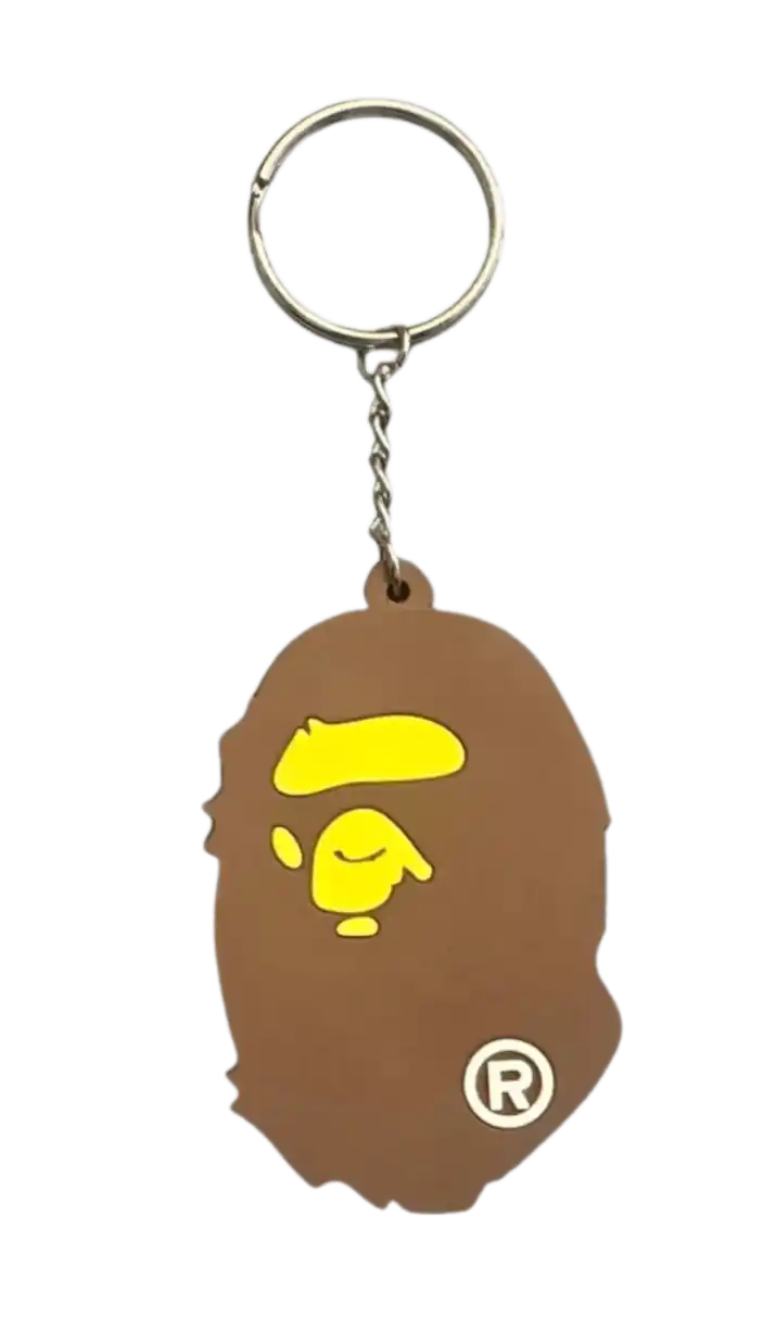 A Bathing Ape Head Classic Logo Keyring
