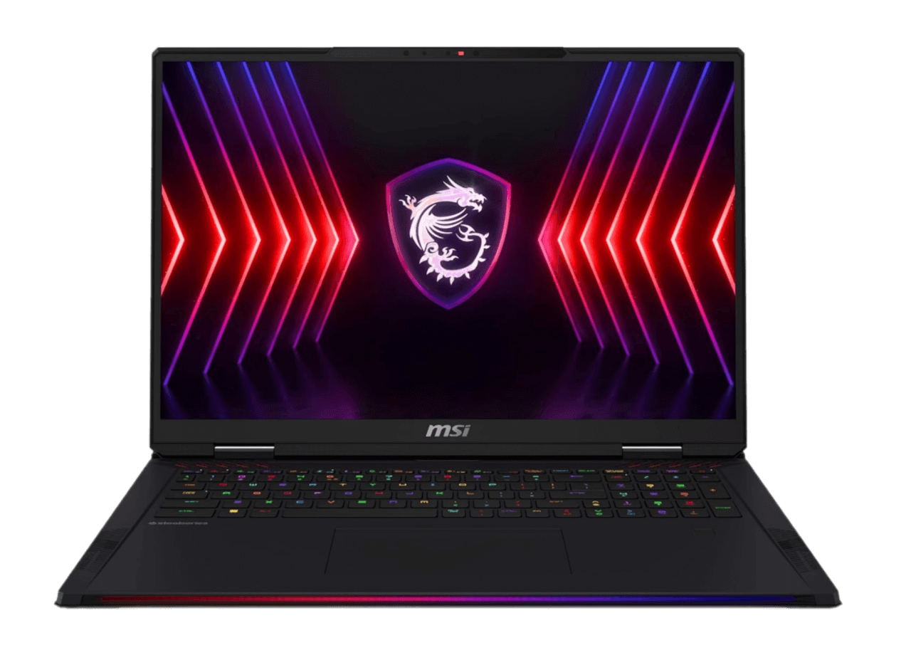 MSI Raider 18 inch 16:10 UHD 120Hz Gaming Laptop, Intel Core i9-14900HX, NVIDIA GeForce RTX 4070, 32GB RAM, 2TB SSD - Core Black
