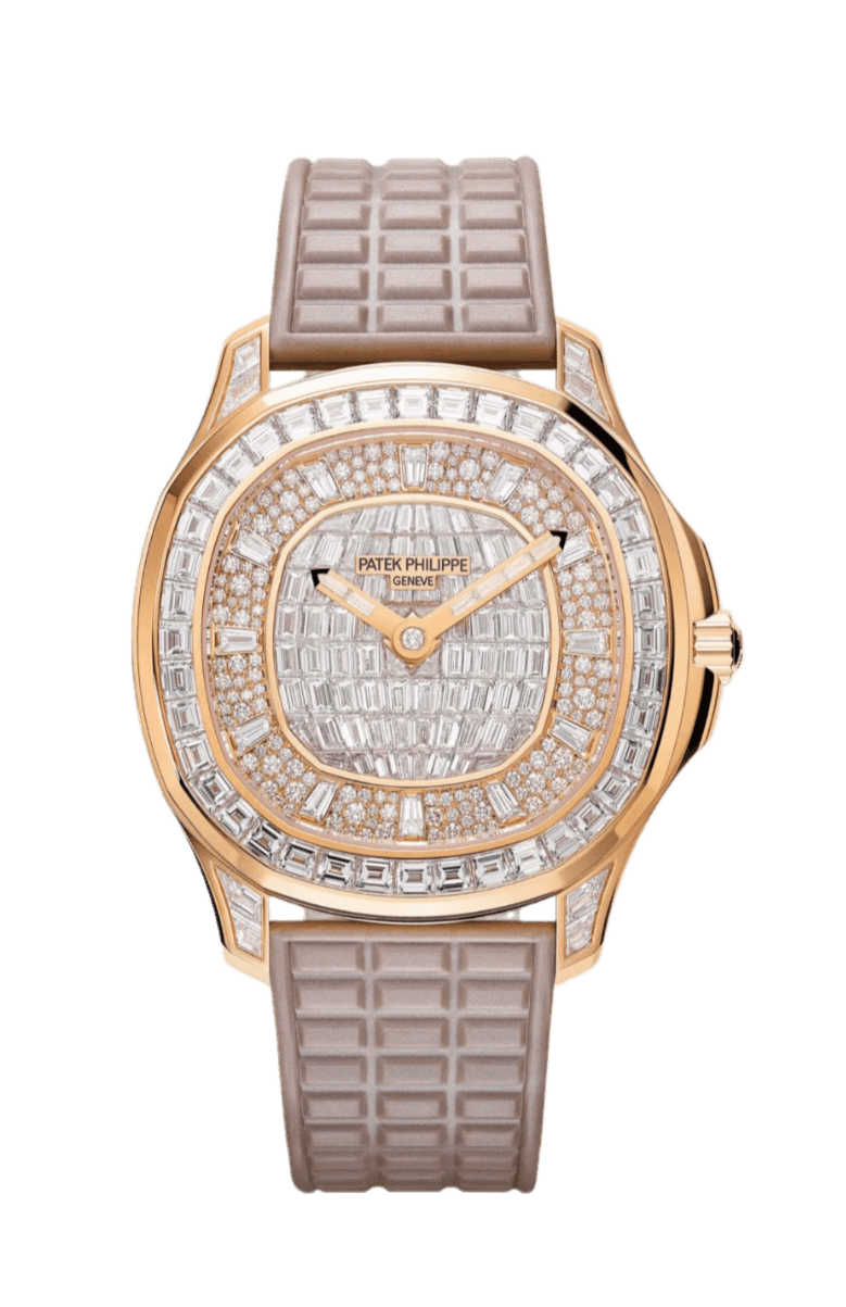 Patek Philippe Aquanaut Luce Haute Joaillerie White Diamond Dial - 39mm, Rose Gold, Diamond Bezel