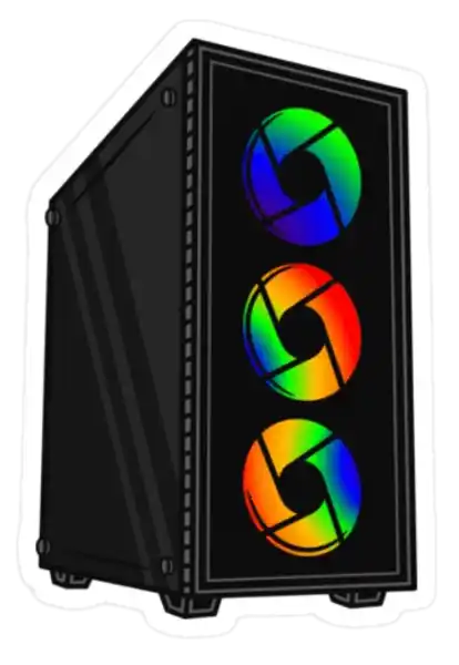 Gaming PC Sticker