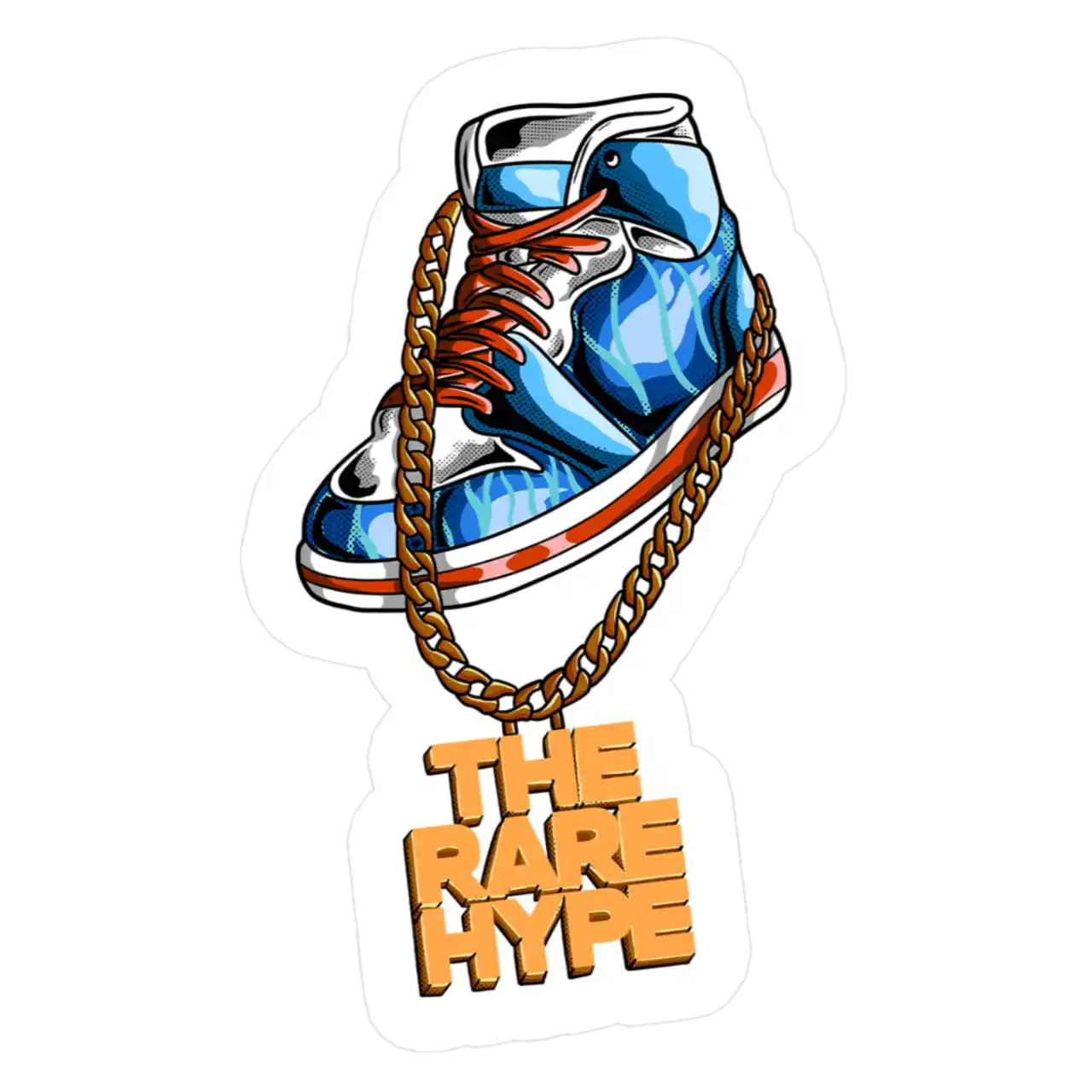 Hype Sneaker Sticker
