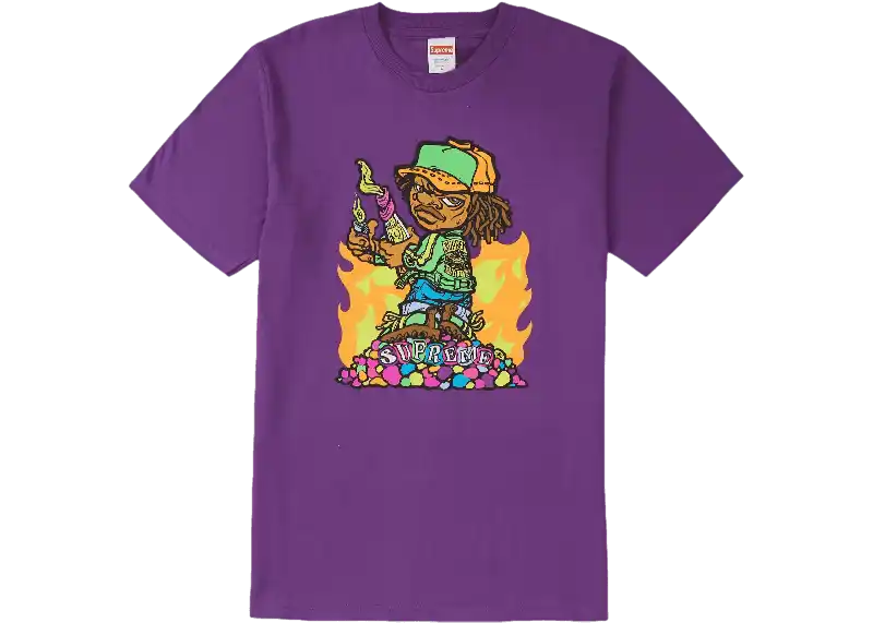Supreme Molotov Kid Tee - Purple