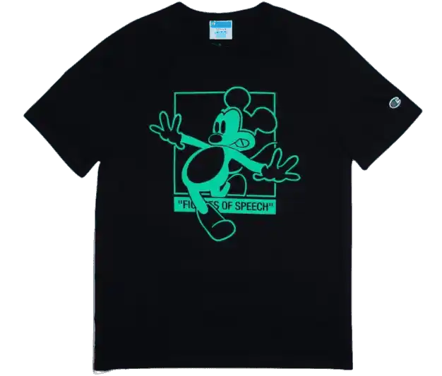 Virgil Abloh x Disney x Brooklyn Museum Mickey Mouse Tee - Black