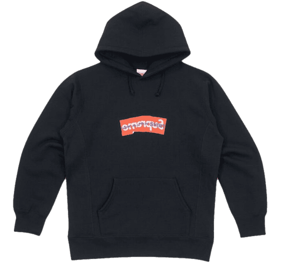 Supreme Comme Des Garcons SHIRT Box Logo Hooded Sweatshirt - Black