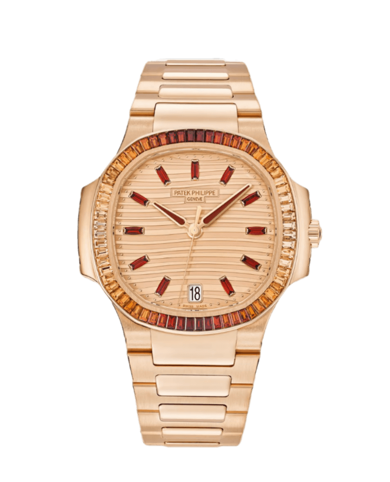 Patek Philippe Nautilus Golden Dial - 35mm, 18ct Rose Gold (2024)