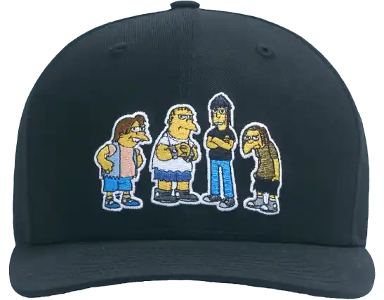 Kith x The Simpsons Bullies Low Crown 59Fiftey - Black