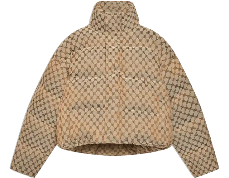 Gucci x Balenciaga The Hacker Project Hacker BB Puffer Jacket - Beige
