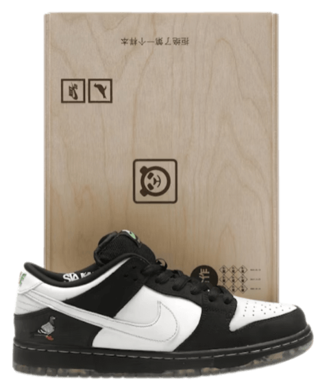 Nike SB Dunk Low Panda Pigeon (Special Box) (Engraved)