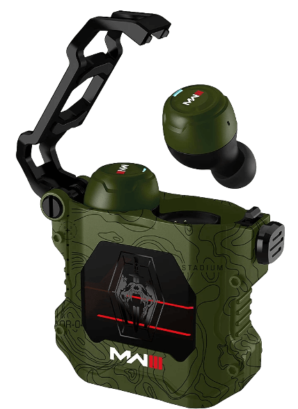 Call Of Duty MW3 True Wireless Earbuds Olive Camo