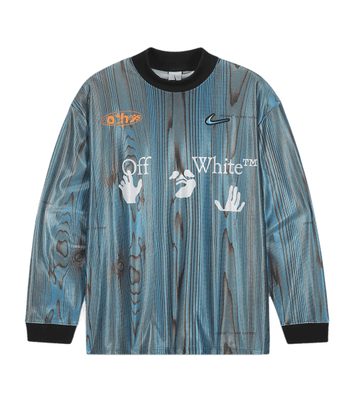 Off-White x Nike 001 Soccer Jersey (Asia Sizing) Men's - Blue