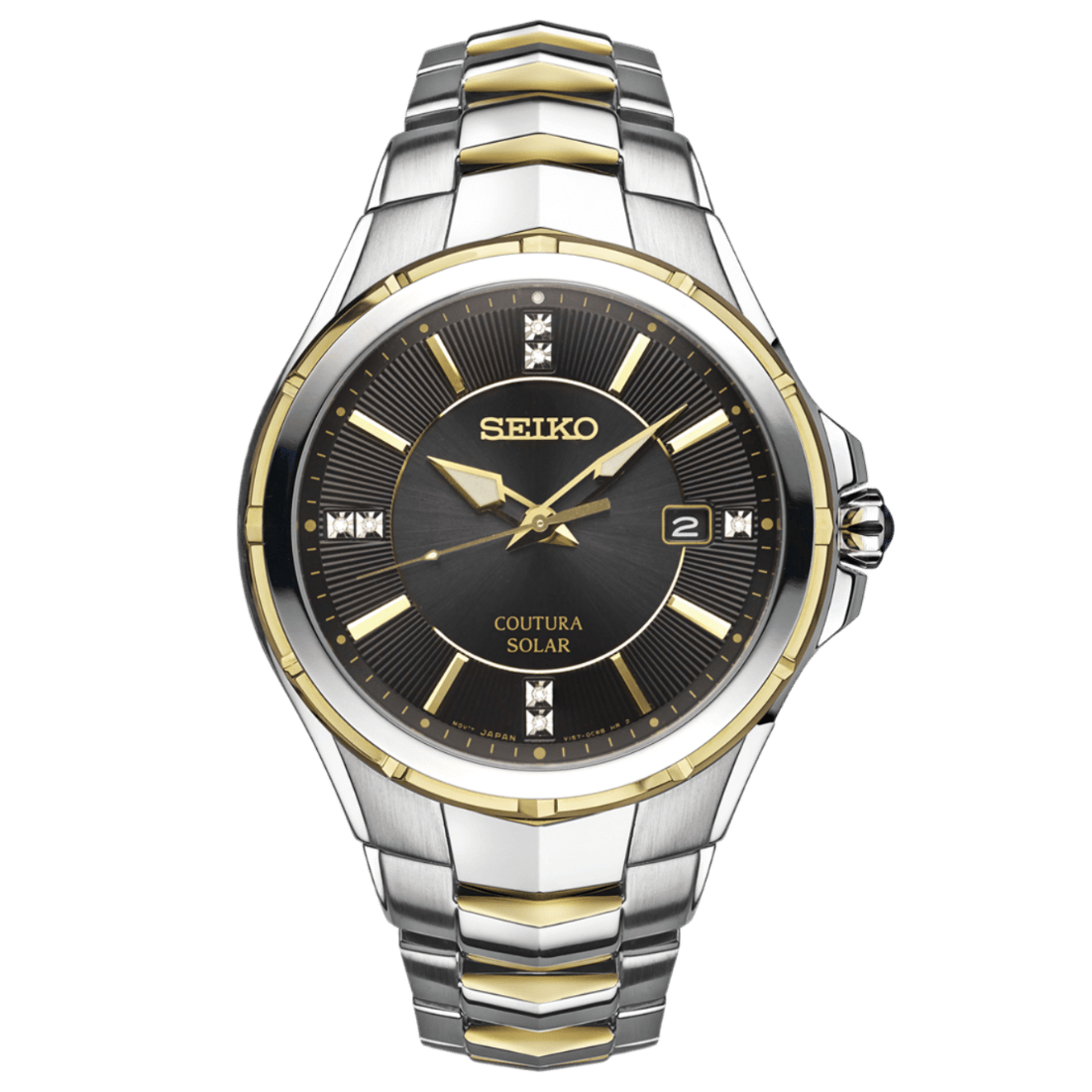 Seiko Coutura Black Dial (SNE444) - 43mm, Steel
