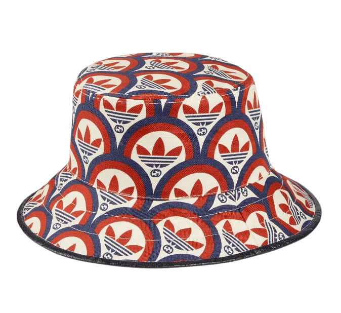 Gucci x adidas Bucket Hat - Red/Blue