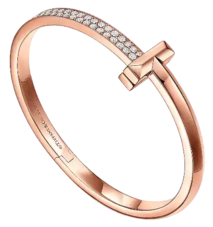 Tiffany T1 Hinged Bangle - 18K Rose Gold
