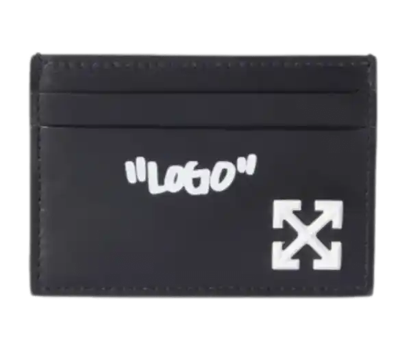 Off-White Black Jitney Quote Card Case - Black