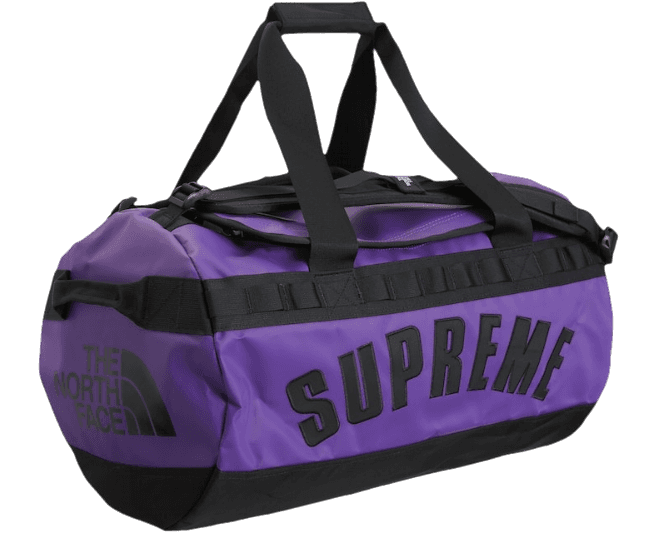 Supreme The North Face Arc Logo Small Base Camp Duffle Bag - Purple