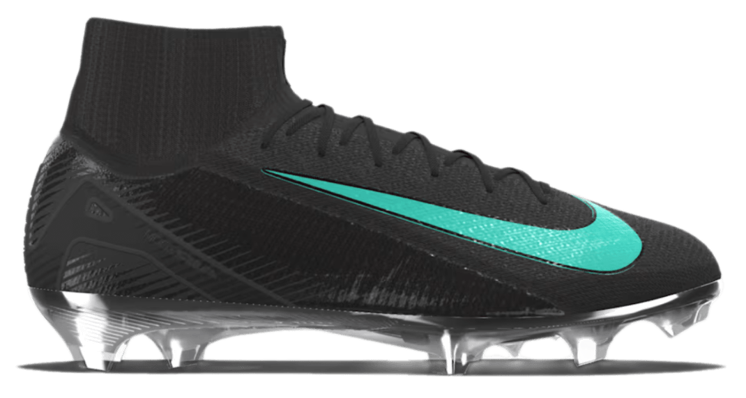 Nike Mercurial Superfly 10 Elite By You FG High-Top Boots - Black/Ivory/Black