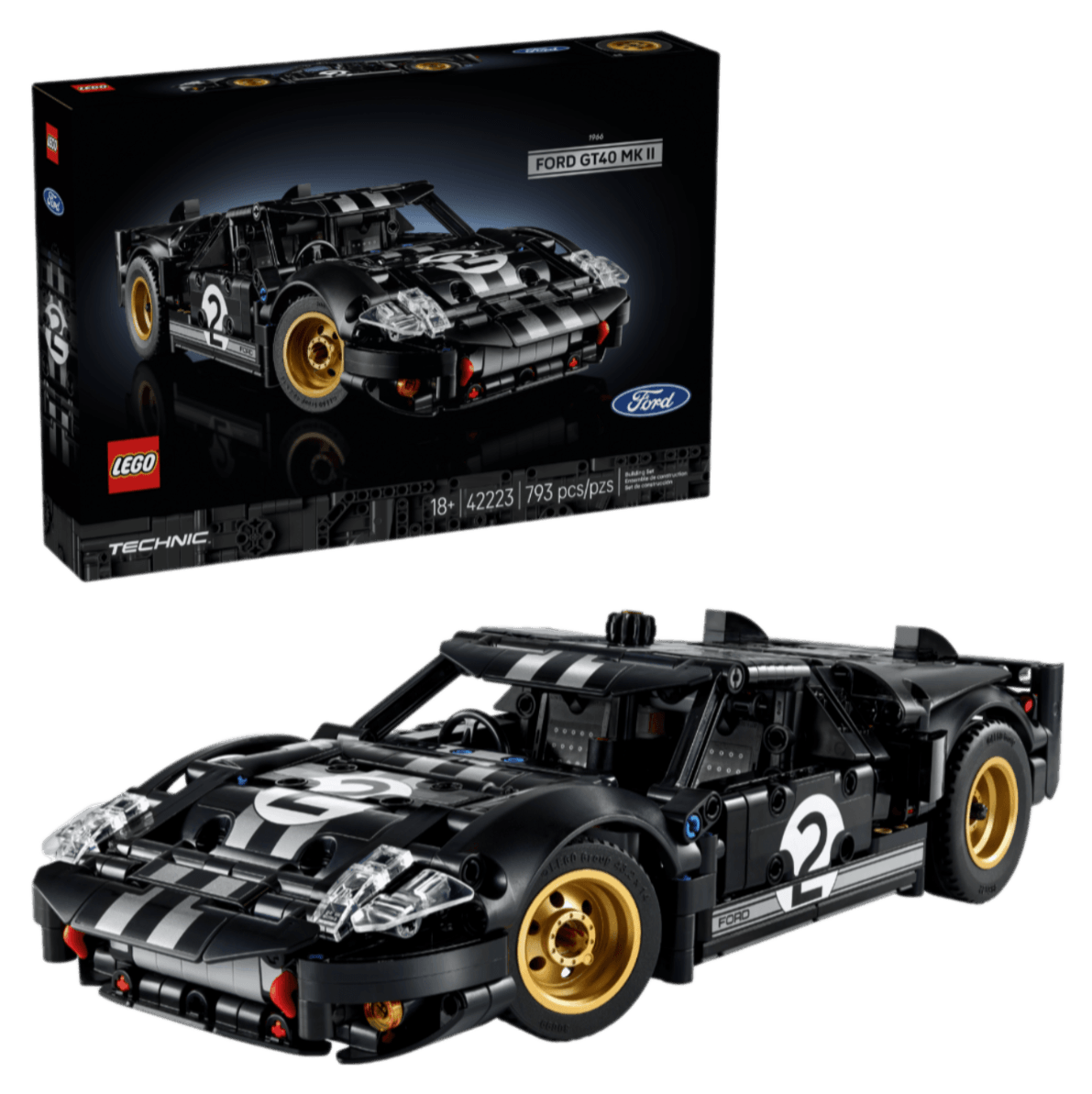 LEGO 1966 Ford GT40 MKII Race Car #42223