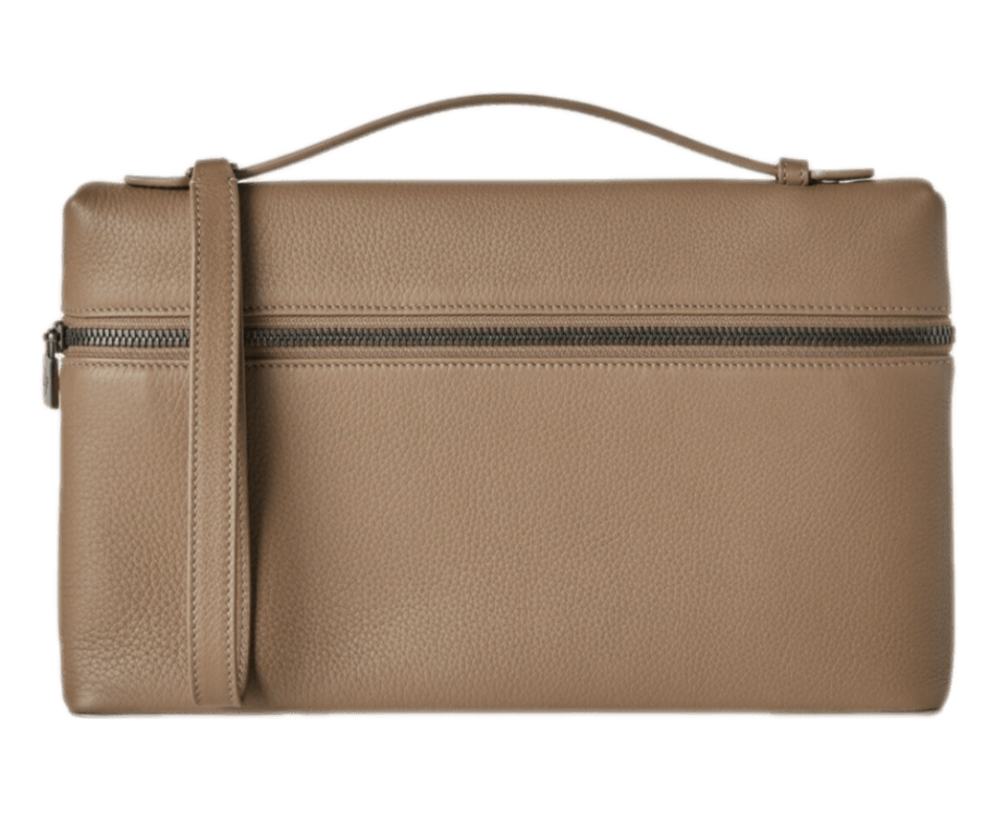 Loro Piana Extra Pouch L29 - Warm Mastic/Onyx