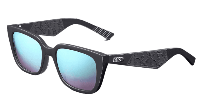 Dior SIORRB27 S21 - Gray Rectangular Sunglasses