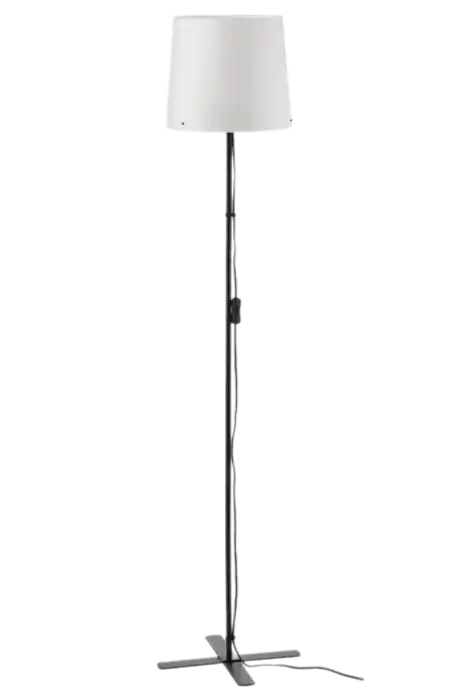 BARLAST Floor Lamp - Black/White